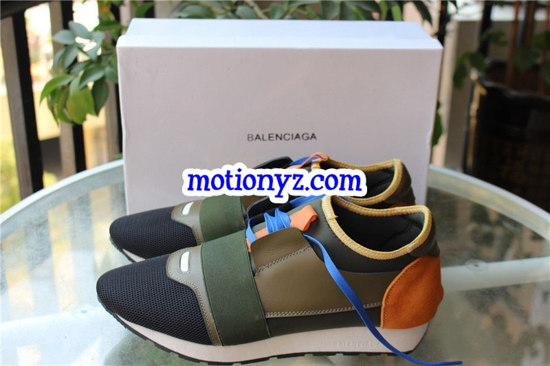 Balenciaga Race Runner Sneaker Black Brown